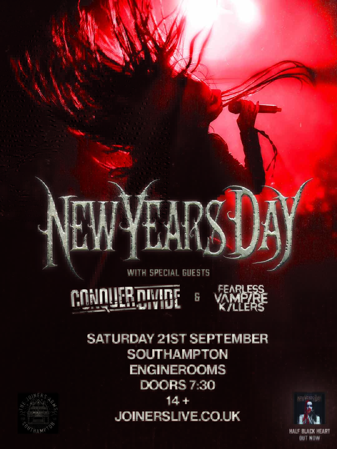 *** RESCHEDULED *** NEW YEARS DAY AT ENGINE ROOMS